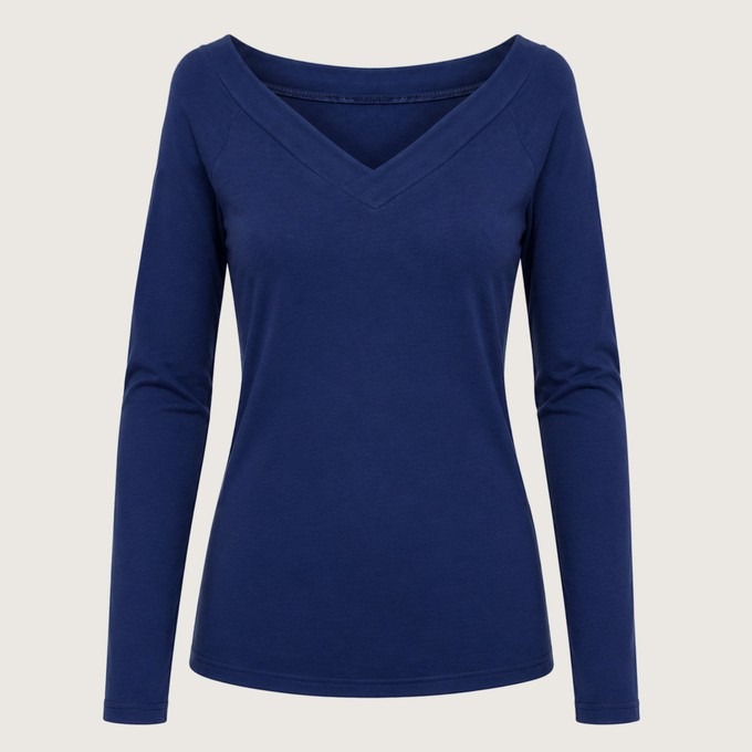 Longsleeve Due indico (blue) from Frija Omina