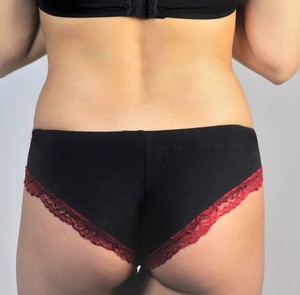 Bio-Briefs Rockl schwarz / rot from Frija Omina