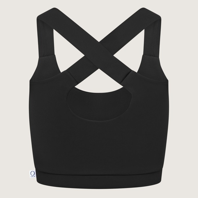 Recycling bikini top Strongly black from Frija Omina
