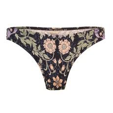 Organic thong Pur Summernight (blue) via Frija Omina