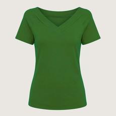 Organic t-shirt Due verde (green) via Frija Omina