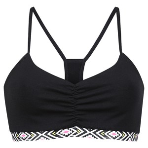 Organic bustier Myna black / ethno from Frija Omina