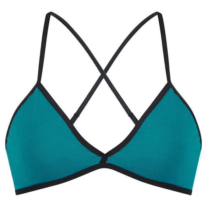 Bio bra, teal from Frija Omina
