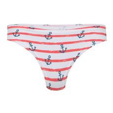 Organic thong Pur Baltic (white) via Frija Omina
