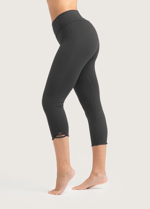 Bio Capri Leggings Feel dark grey from Frija Omina