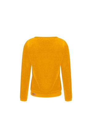 Organic jumper "Onne", velour velvet yellow from Frija Omina