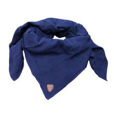 Musselin-Cloth/ Mull-Bandanna Skarna dark blue via Frija Omina