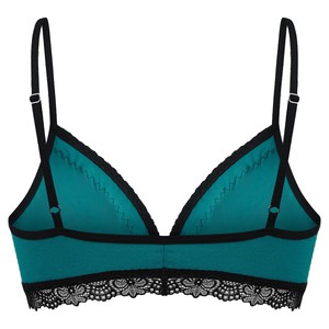 Bio bra "Spitze" teal from Frija Omina