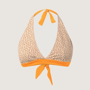 Organic Bikini-Top Fjorde Korte Panthera / orange from Frija Omina