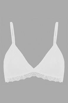 Bio bra Spitze white from Frija Omina