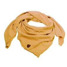 Musselin-Cloth/ Mull-Bandanna Skarna mustard (yellow) via Frija Omina