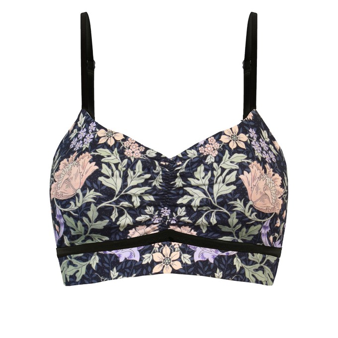 Organic bustier Yoga Summernight (blue) from Frija Omina