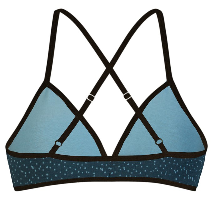 Bio bra Sky blue from Frija Omina