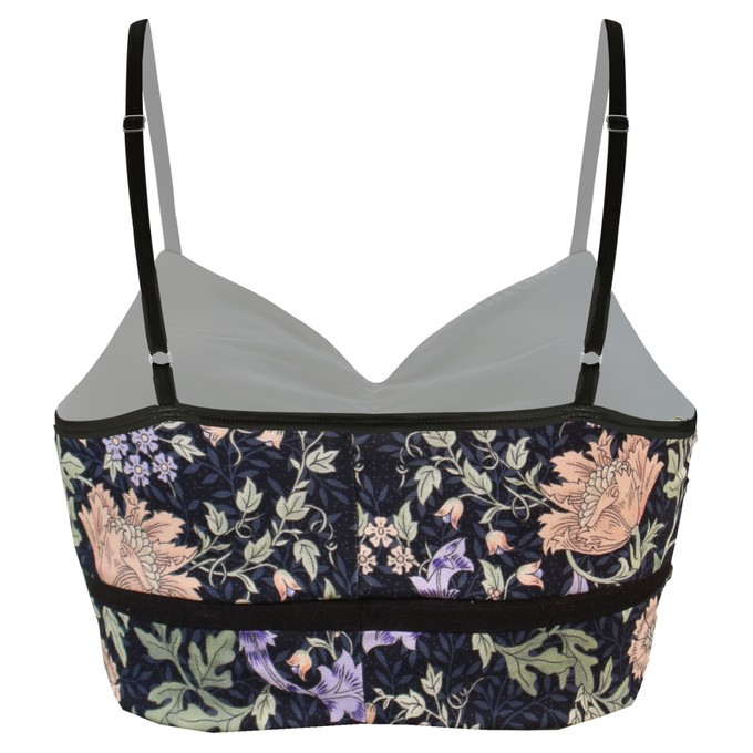 Organic bustier Yoga Summernight (blue) from Frija Omina