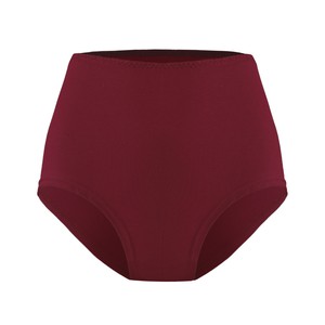 Organic hight waist knickers Lille aubergine (red) from Frija Omina