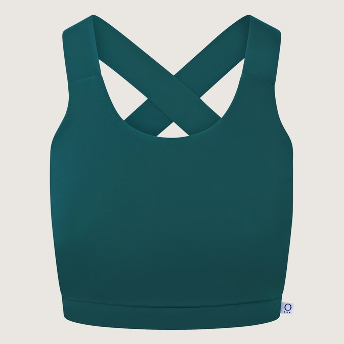 Recycling bikini top Strongly smaragd (green) from Frija Omina
