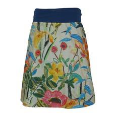 Organic skirt Freudian, paradise / blue via Frija Omina