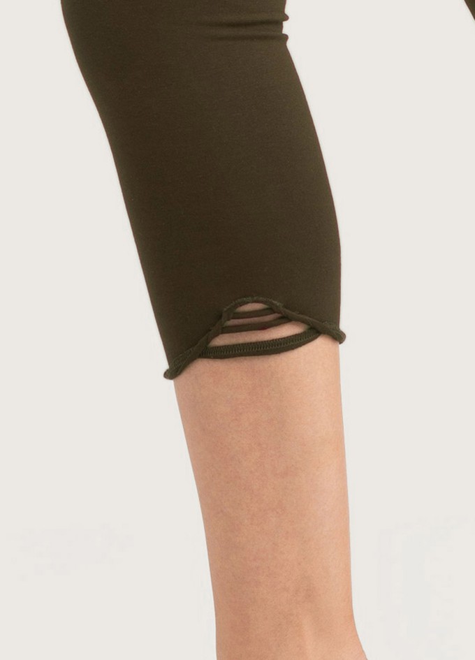Bio Capri Leggings Feel forest green from Frija Omina