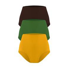 set of 3 organic hight waist knickers Lille Field via Frija Omina
