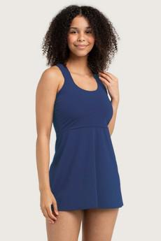 Recycling swim dress / Tankini Mare blue via Frija Omina