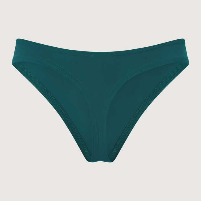 Recycling swim g-string smaragd (green) from Frija Omina