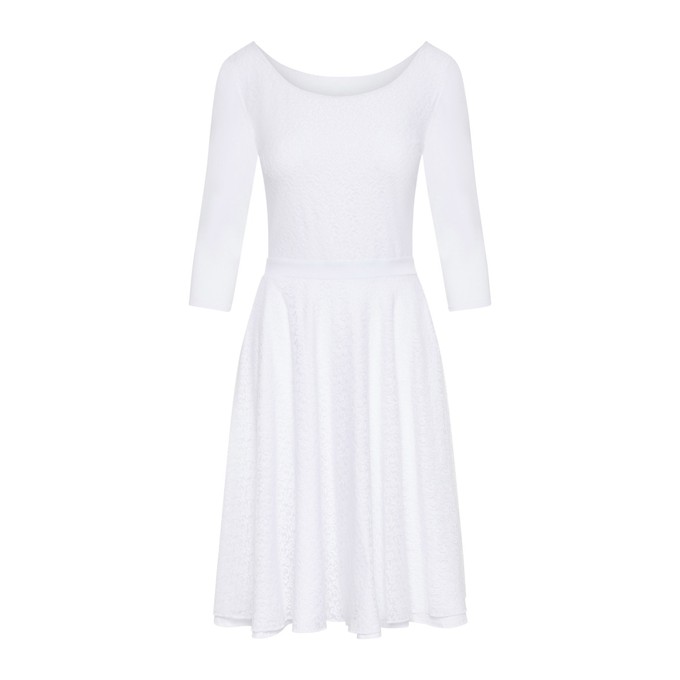 Organic dress Boho Drøm white from Frija Omina