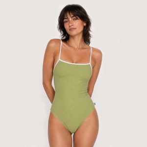 Swimsuit Riffl matcha (green) from Frija Omina