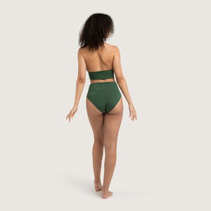 Recycling bikini top Fjordella, olive from Frija Omina