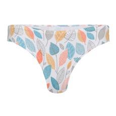 Organic thong Pur Leaves (white) via Frija Omina