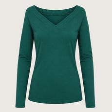 Longsleeve Due smaragd (green) via Frija Omina