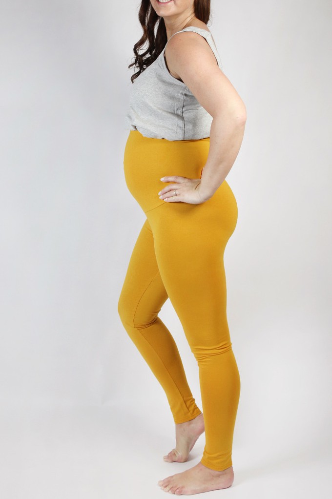 Organic leggings Mama, saffron from Frija Omina