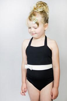 Recycling swimsuite Bowje Petite,  black / white from Frija Omina