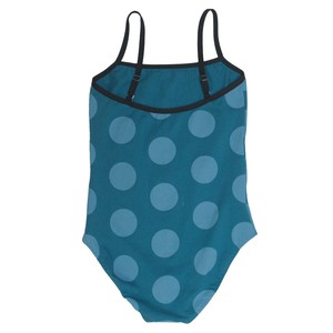Organic swimsuit Madri Petite, dots teal from Frija Omina