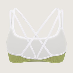 Bikini-Top Riffl-Havn matcha (green) from Frija Omina