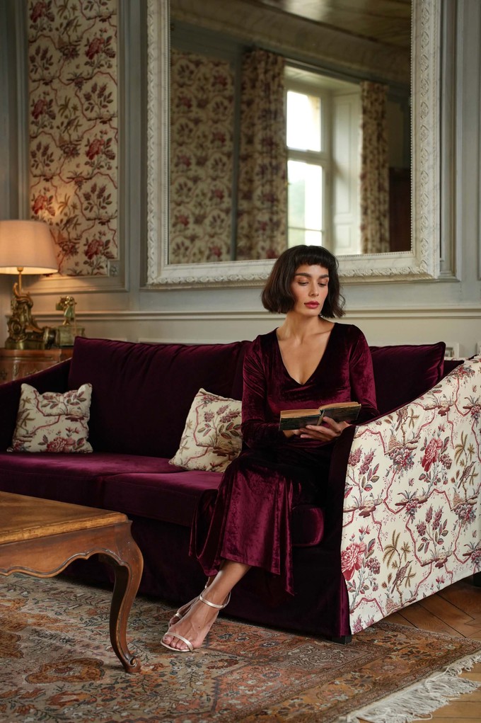 Azure Velvet Dress from GAÂLA
