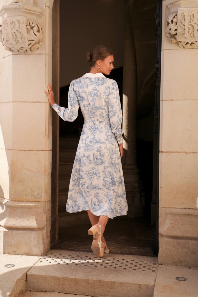 Catalina Toile De Jouy Dress from GAÂLA