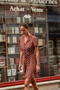 Belle Polka-Dot Dress via GAÂLA