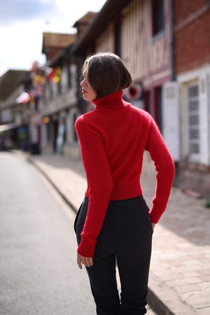 Naomi Mohair Roll-Neck Sweater from GAÂLA