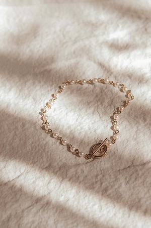 Audrey Pearl Station Bracelet from GAÂLA