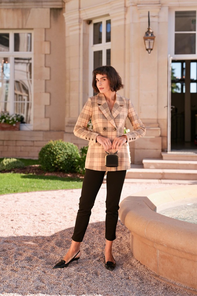 Christopher Plaid Blazer from GAÂLA