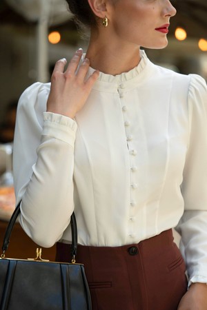 Patricia Silk Blouse from GAÂLA