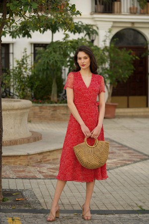 Arlette Wrap Dress from GAÂLA