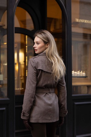 Leanne Short Trench Coat from GAÂLA