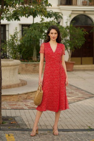 Arlette Wrap Dress from GAÂLA