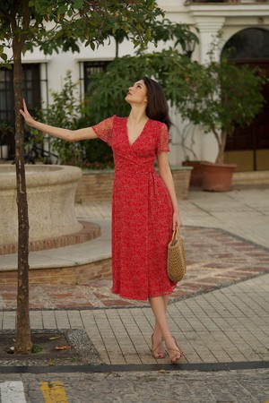 Arlette Wrap Dress from GAÂLA