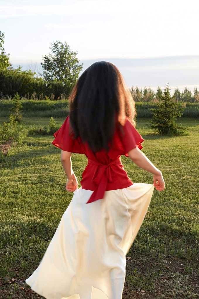 Lyra Silk Top from GAÂLA
