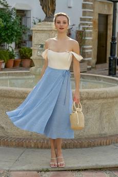 Mara Wrap Skirt via GAÂLA
