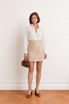 Milana Tweed Skirt via GAÂLA