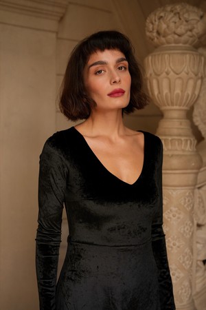 Azure Velvet Dress from GAÂLA