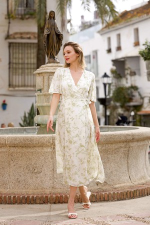 Flora Wrap Dress from GAÂLA